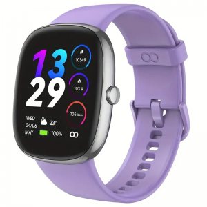 Smart Watch For Men Women, Answer/Make Calls, 4.29cm Touch Screen Fitness Watch With Call Function, 113 Sports Modes Fitness Tracker, For Android IOS, Purple