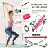 1pc Pilates Bar Kit With Resistance Bands, Stainless Steel Exercise Stick, For Women & Men, Home Gym Workouts Squat Yoga Pilates & Body Shaping