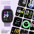 Smart Watch For Men Women, Answer/Make Calls, 4.29cm Touch Screen Fitness Watch With Call Function, 113 Sports Modes Fitness Tracker, For Android IOS, Purple