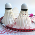 6pcs Premium White Goose Feather Badminton Shuttlecock for Outdoor Training and Sports - Durable and High-Performance