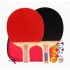 Red Double Happiness Table Tennis Racquets with 2 sets of genuine flagship store official website finished rackets, beginner's direct and horizontal rackets