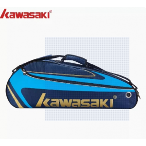 Kawasaki Professional Authentic Men's Badminton Bag Set of 3 Single Shoulder Large Capacity Portable Badminton Bag