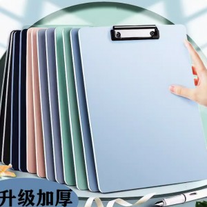 Thickened a4 board folder splint Stationery Office student supplies Record writing board pad Data Contract clip High hardness plastic writing board