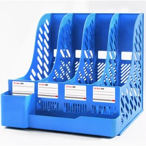 Thickened file rack Desktop multi-layer file frame file storage box