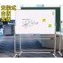 Whiteboard support type magnetic mobile vertical hanging whiteboard small blackboard wall post message board Office writing large white board can erase blackboard