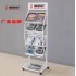 Data shelf floor album placement newspaper stand publicity display stand movable color page book stand magazine stand vertical