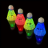 4pcs ( Luminous Badminton ) New Arrival Luminous Badminton, Plastic Badminton With Light, Outdoor Sports Badminton