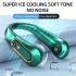 1pc, Portable Neck Fan, USB rechargeable, Personal mini Fan with digital Display, 18.2cm*7.24cm, Adjustable, Super Ice cooling, Safe & comfortable, for Office, Sport & Outdoor Use