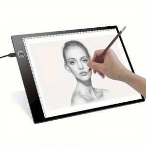 A4 Digital Graphics Tablet: LED Light Box Pad for Writing, Painting, Drawing & Tracing - USB Electronic Art Copy Board Halloween, Thanksgiving And Christmas Gift Easter Gift